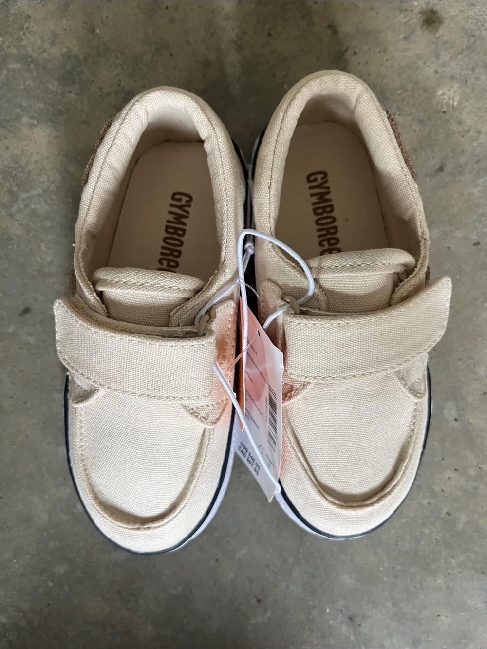 Gymboree Canvas Boat Shoe Sneakers in Beige size toddler 8